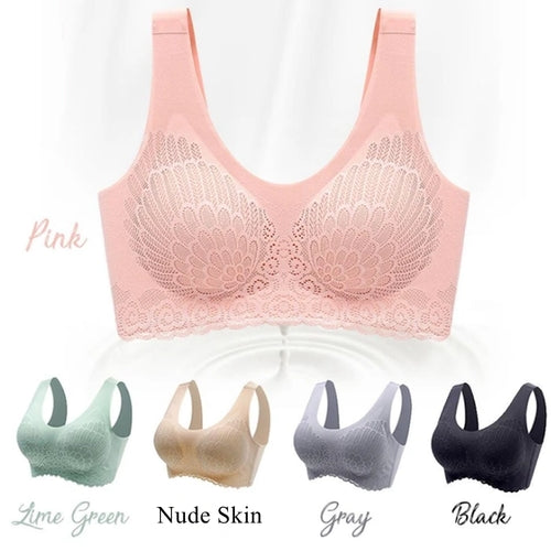 Thailand Latex Underwear Women's Bra Seamless Steel Ring Bra